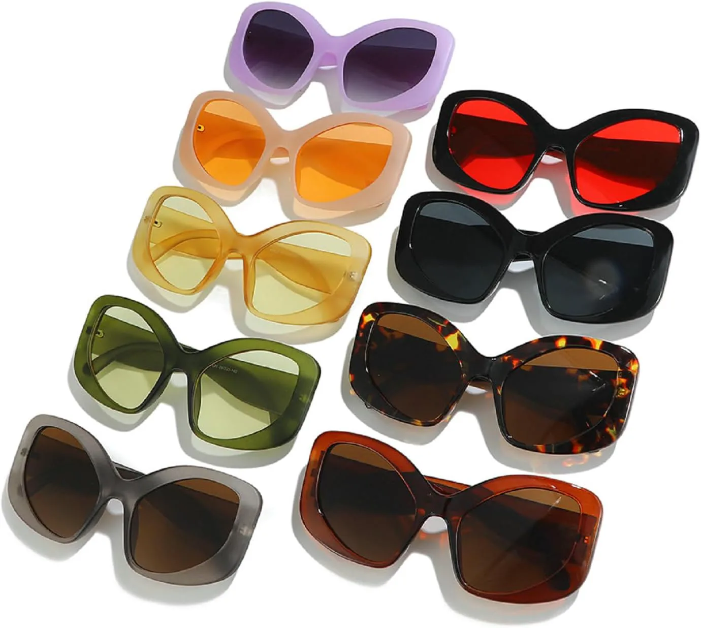 Крупные солнцезащитные очки для женщин, модные овальные, футуристические, массивные, в форме «кошачий глаз», прямоугольные, очки для зрения mincl, Purple
Крупные солнцезащитные очки для женщин, модные овальные, футуристические, массивные, в форме «кошачий глаз», прямоугольные, очки для зрения mincl, Purple