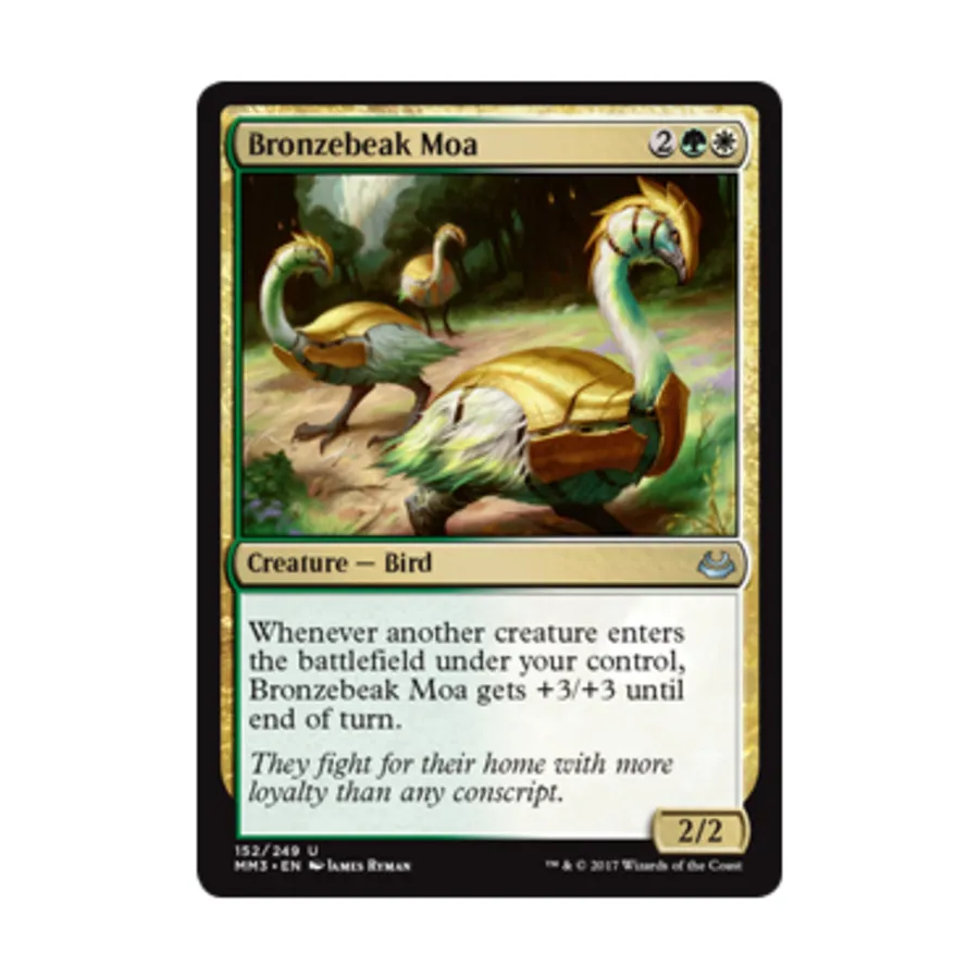 CCG Бронзоклюв Моа (U), MTG - Modern Masters 2017 
CCG Бронзоклюв Моа (U), MTG - Modern Masters 2017