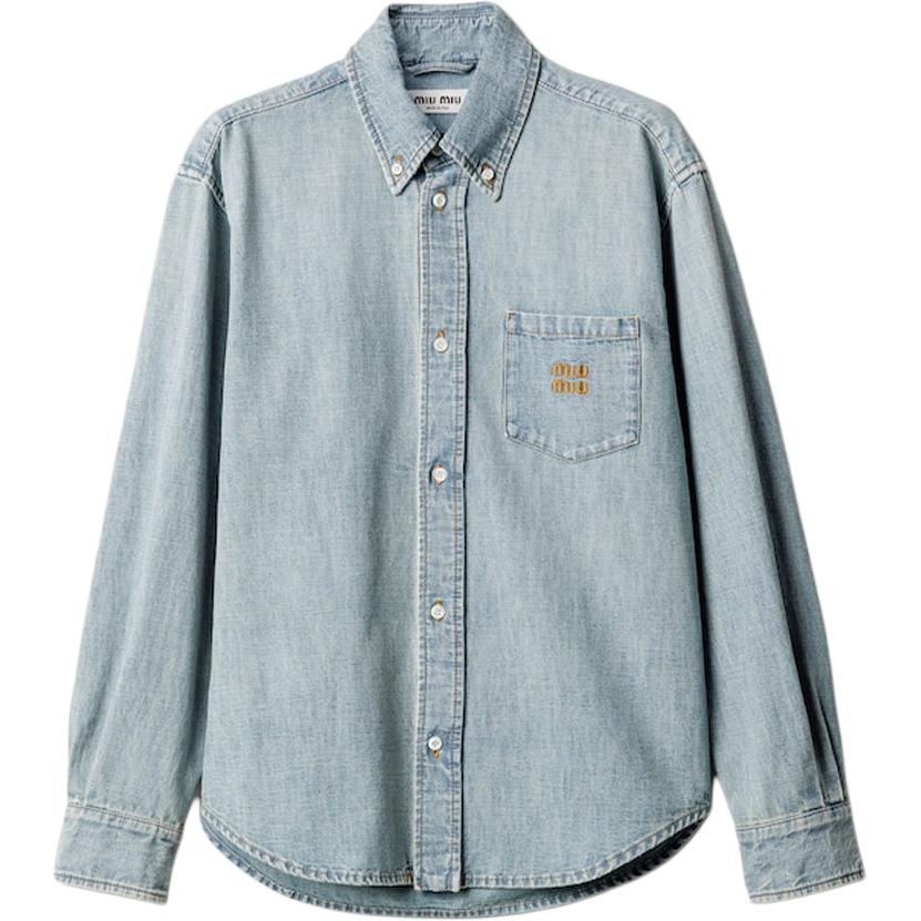 Рубашка женская MIU MIU, голубой
Рубашка женская MIU MIU, голубой