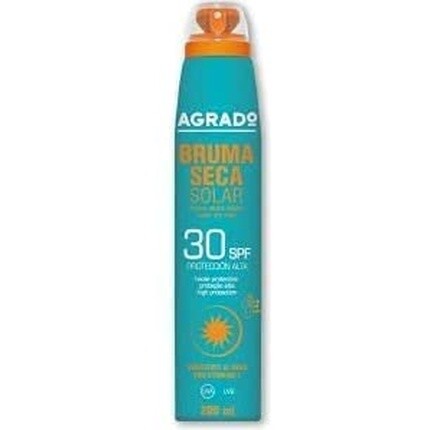 Agrado Сухой солнцезащитный спрей Spf 30 200 мл (270 куб.см), Agrado Cosmetic Care 3000 Sl
Agrado Сухой солнцезащитный спрей Spf 30 200 мл (270 куб.см), Agrado Cosmetic Care 3000 Sl
