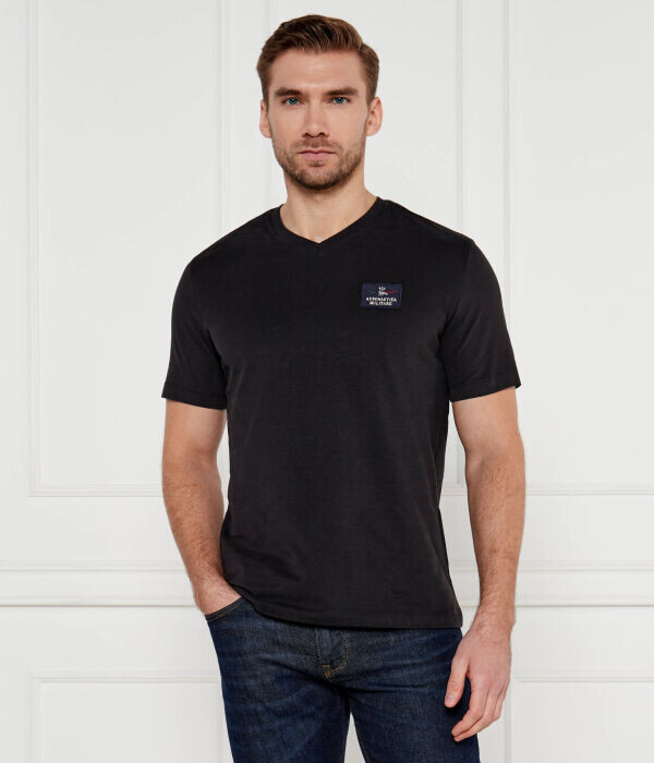 Футболка Aeronautica Militare с короткими рукавами, черный
Футболка Aeronautica Militare с короткими рукавами, черный