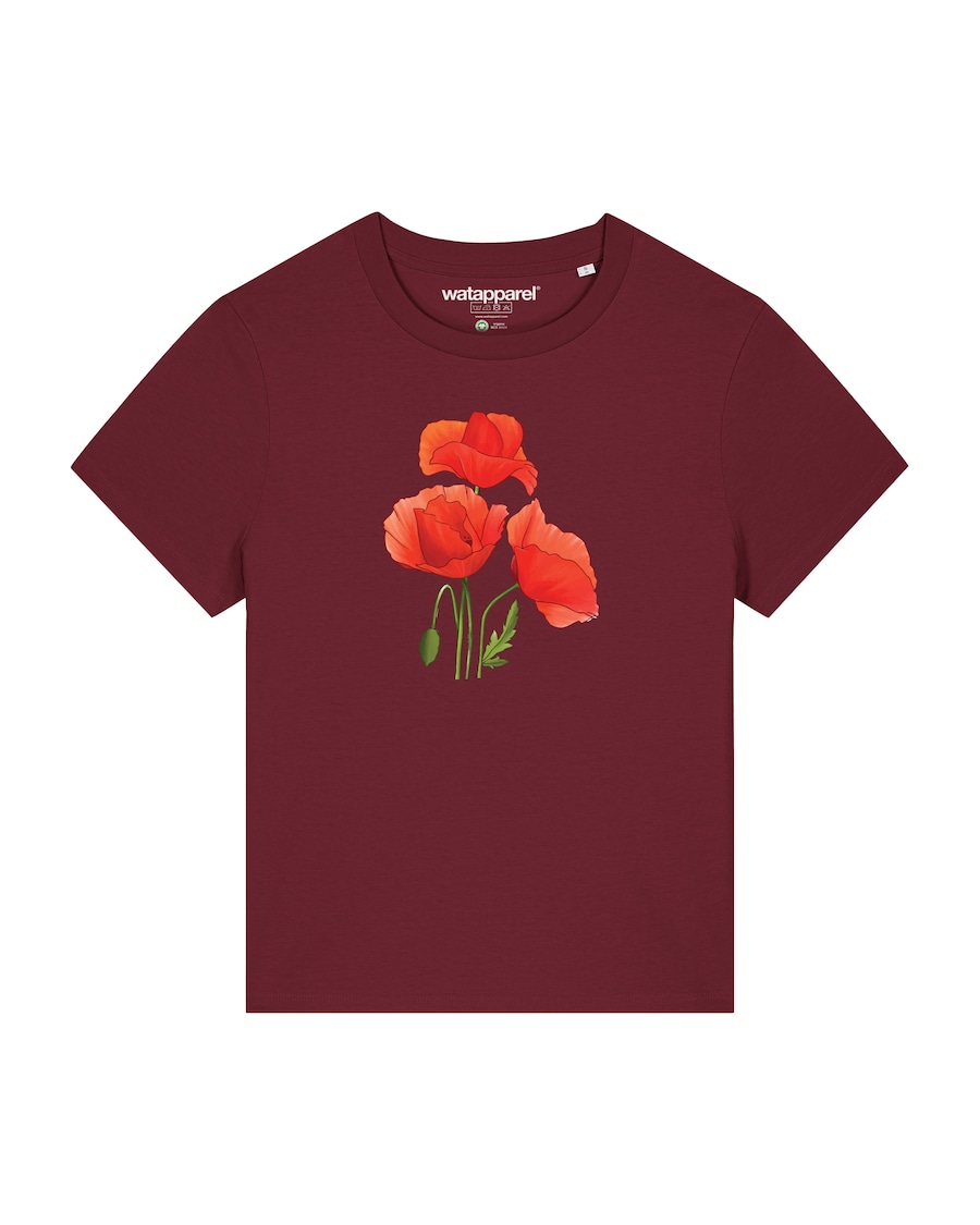 Рубашка Watapparel Poppy Flowers, красный/бордовый
Рубашка Watapparel Poppy Flowers, красный/бордовый