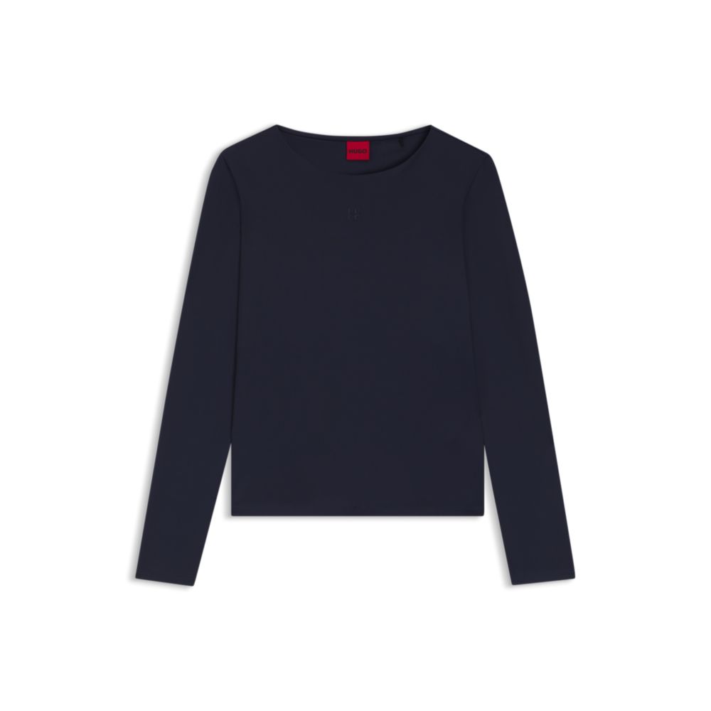 Топ с логотипом из эластичного трикотажа Hugo, темно-синий
Топ с логотипом из эластичного трикотажа Hugo, темно-синий