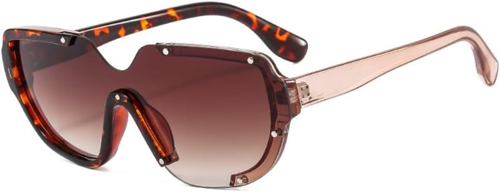 Солнцезащитные очки с двойной оправой без оправы для женщин и мужчин в стиле панк, защита от УФ-излучения UV400, солнцезащитные очки с одной линзой для мужчин и женщин HDUBFY, Leopard
Солнцезащитные очки с двойной оправой без оправы для женщин и мужчин в стиле панк, защита от УФ-излучения UV400, солнцезащитные очки с одной линзой для мужчин и женщин HDUBFY, Leopard