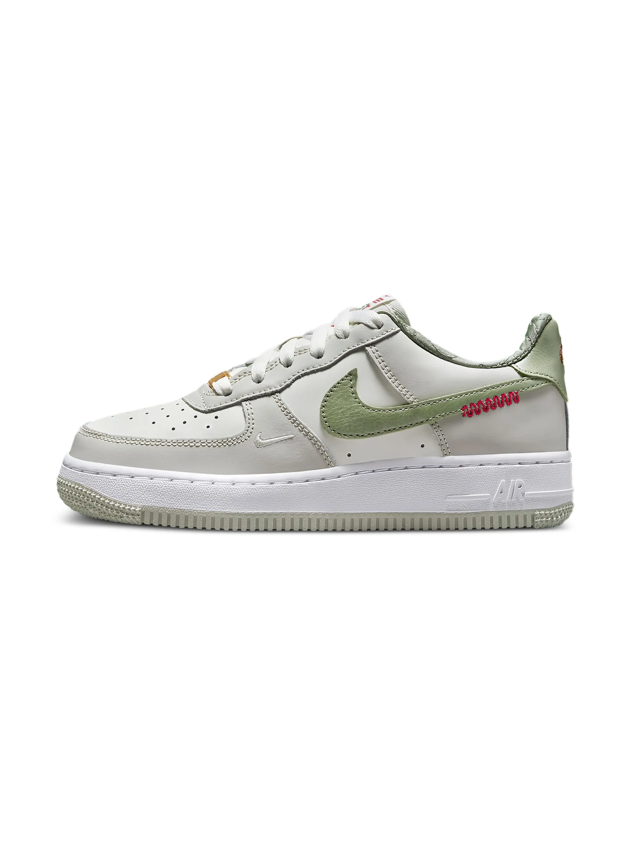 Кроссовки Air Force 1 Low Year of the Snake - Sail/White/Light Bone/Olive Aura Nike Kids, белый
Кроссовки Air Force 1 Low Year of the Snake - Sail/White/Light Bone/Olive Aura Nike Kids, белый