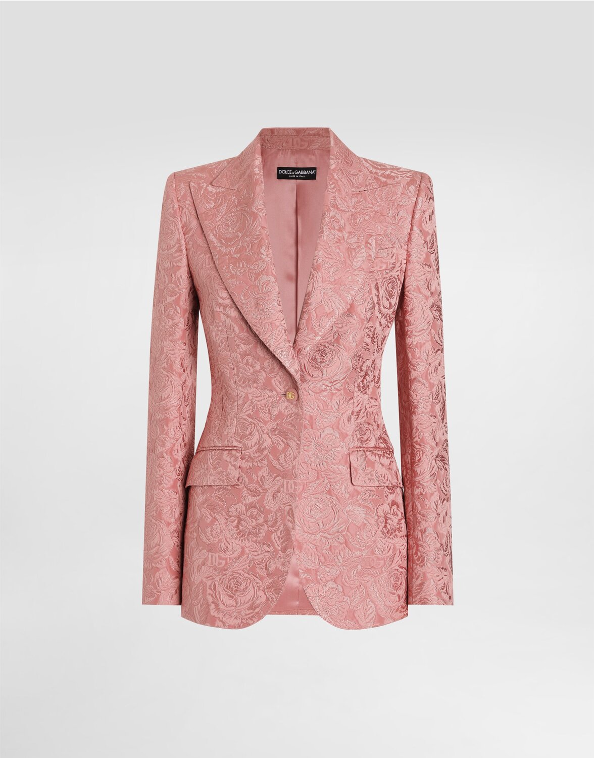 Однобортный стеганый жакет из жаккарда с цветочным узором turlington Dolce & Gabbana, розовый
Однобортный стеганый жакет из жаккарда с цветочным узором turlington Dolce & Gabbana, розовый