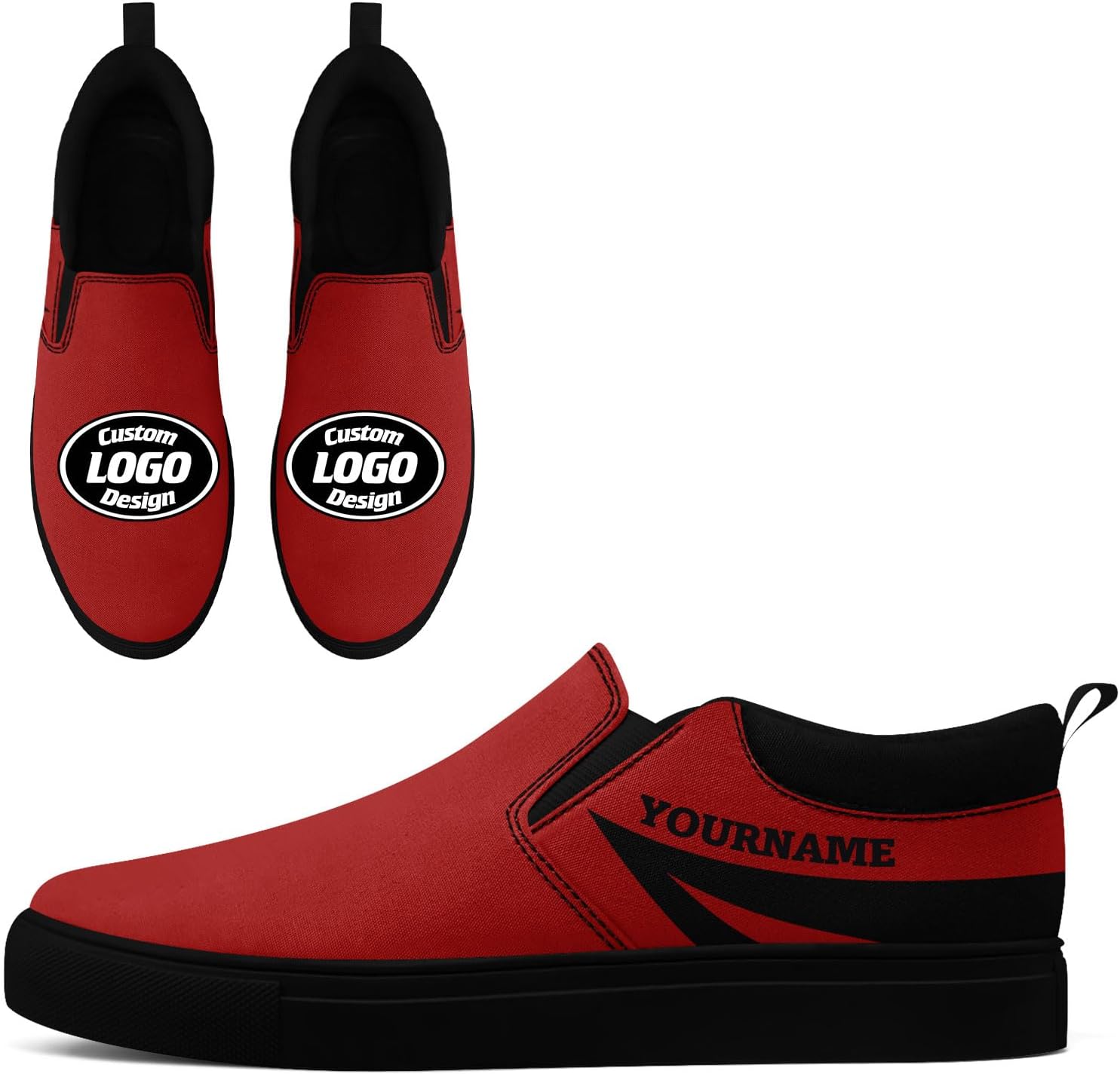 Кастомные низкие кеды из канвы AWSOLE для мужчин и женщин, слипоны, удобные повседневные плоские обувь для ходьбы с изображением логотипа, черный/красный/синий/темно-синий
Кастомные низкие кеды из канвы AWSOLE для мужчин и женщин, слипоны, удобные повседневные плоские обувь для ходьбы с изображением логотипа, черный/красный/синий/темно-синий