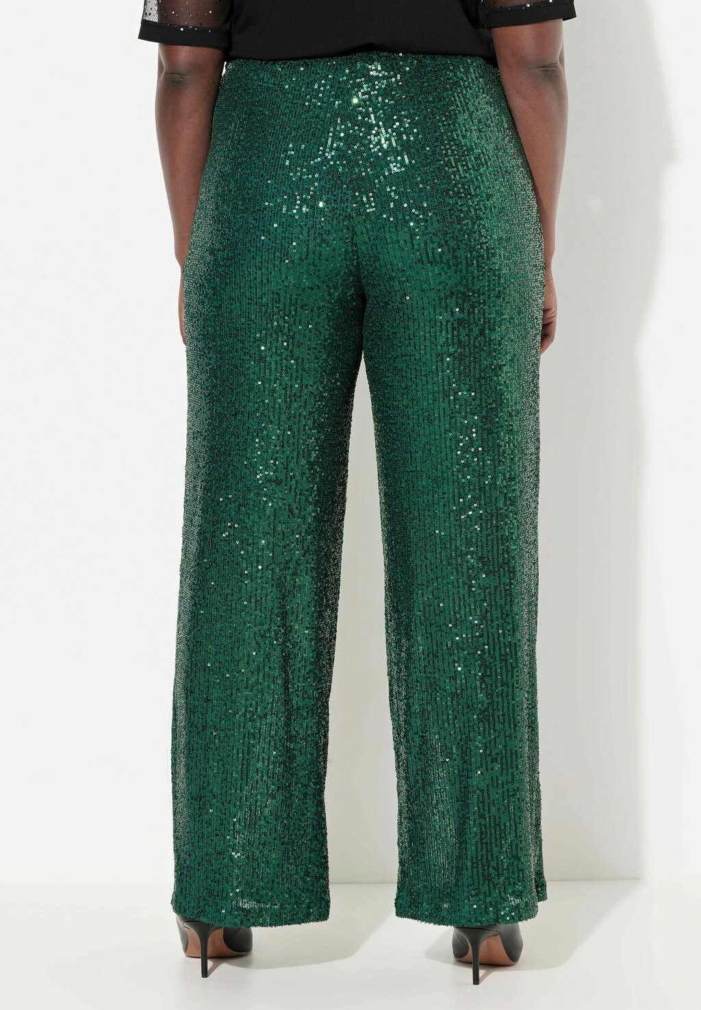 Брюки WIDE LEG SEQUINED Ulla Popken, темно-зеленый
Брюки WIDE LEG SEQUINED Ulla Popken, темно-зеленый