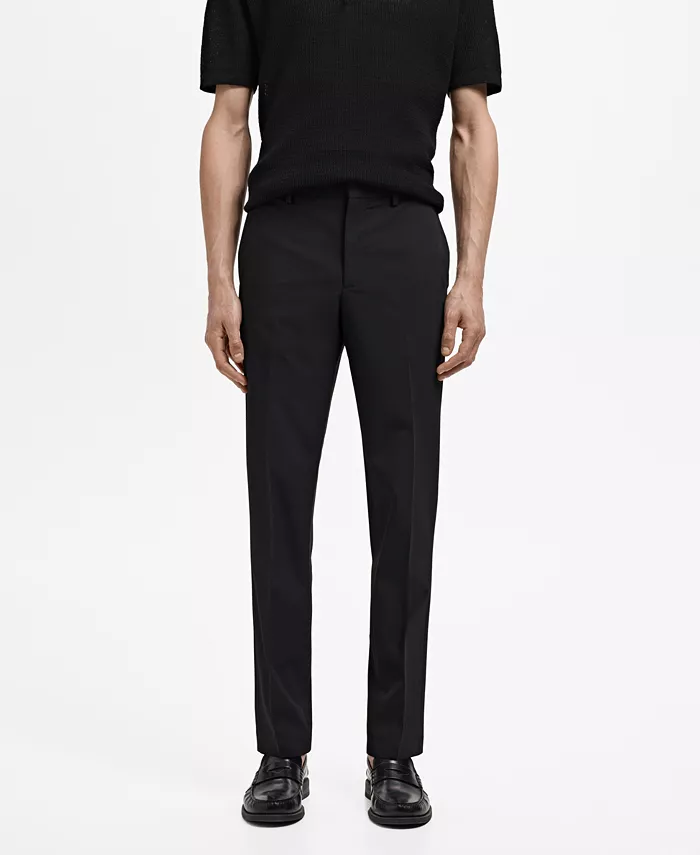 Мужские эластичные брюки Super Slim-Fit для костюма Mango, черный
Мужские эластичные брюки Super Slim-Fit для костюма Mango, черный