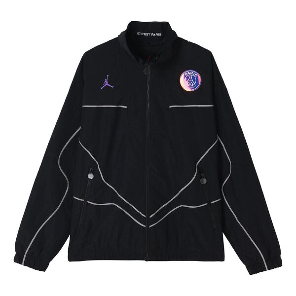 Куртка Air Jordan Paris Saint-Germain Logo Sports Jacket Black, черный 
Куртка Air Jordan Paris Saint-Germain Logo Sports Jacket Black, черный