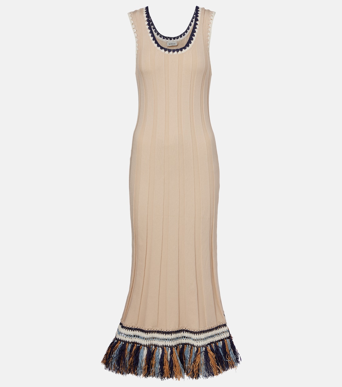 Платье миди из хлопка и кашемира Julianna Simkhai, Sand Multi
Платье миди из хлопка и кашемира Julianna Simkhai, Sand Multi