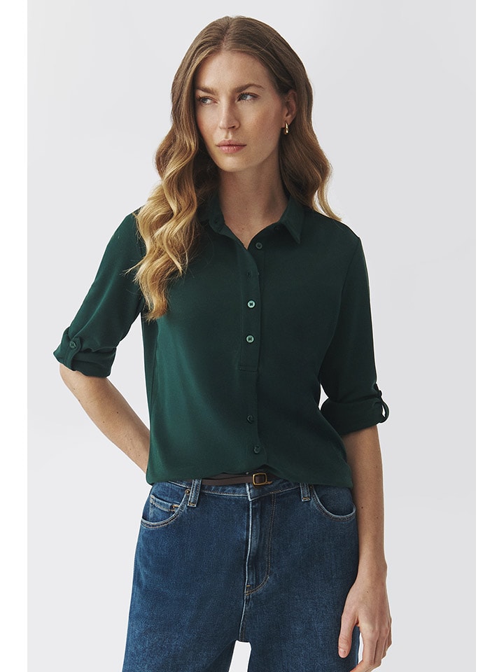 TATUUM Рубашка-поло темно-зеленого цвета
TATUUM Рубашка-поло темно-зеленого цвета