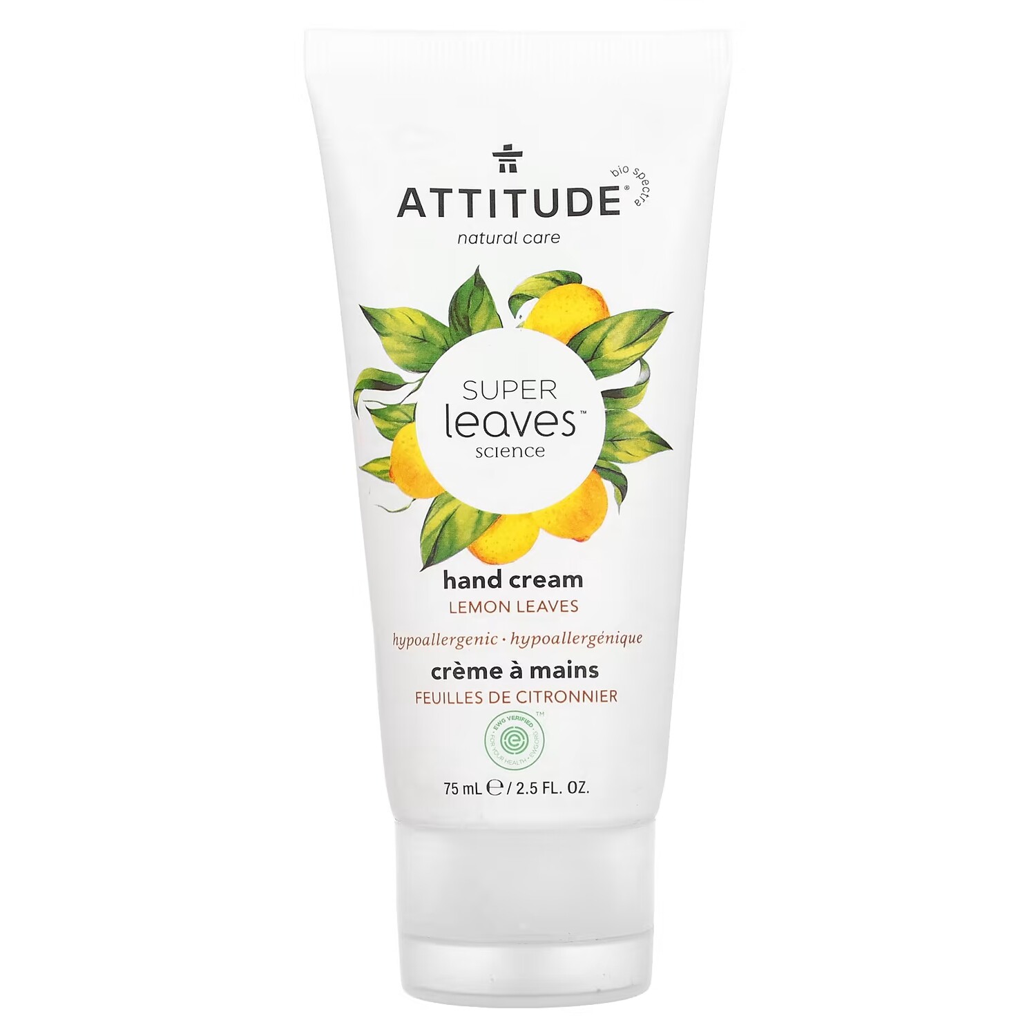ATTITUDE Super Leaves Science Крем для рук с листьями лимона, 2,5 жидких унции (75 мл)
ATTITUDE Super Leaves Science Крем для рук с листьями лимона, 2,5 жидких унции (75 мл)