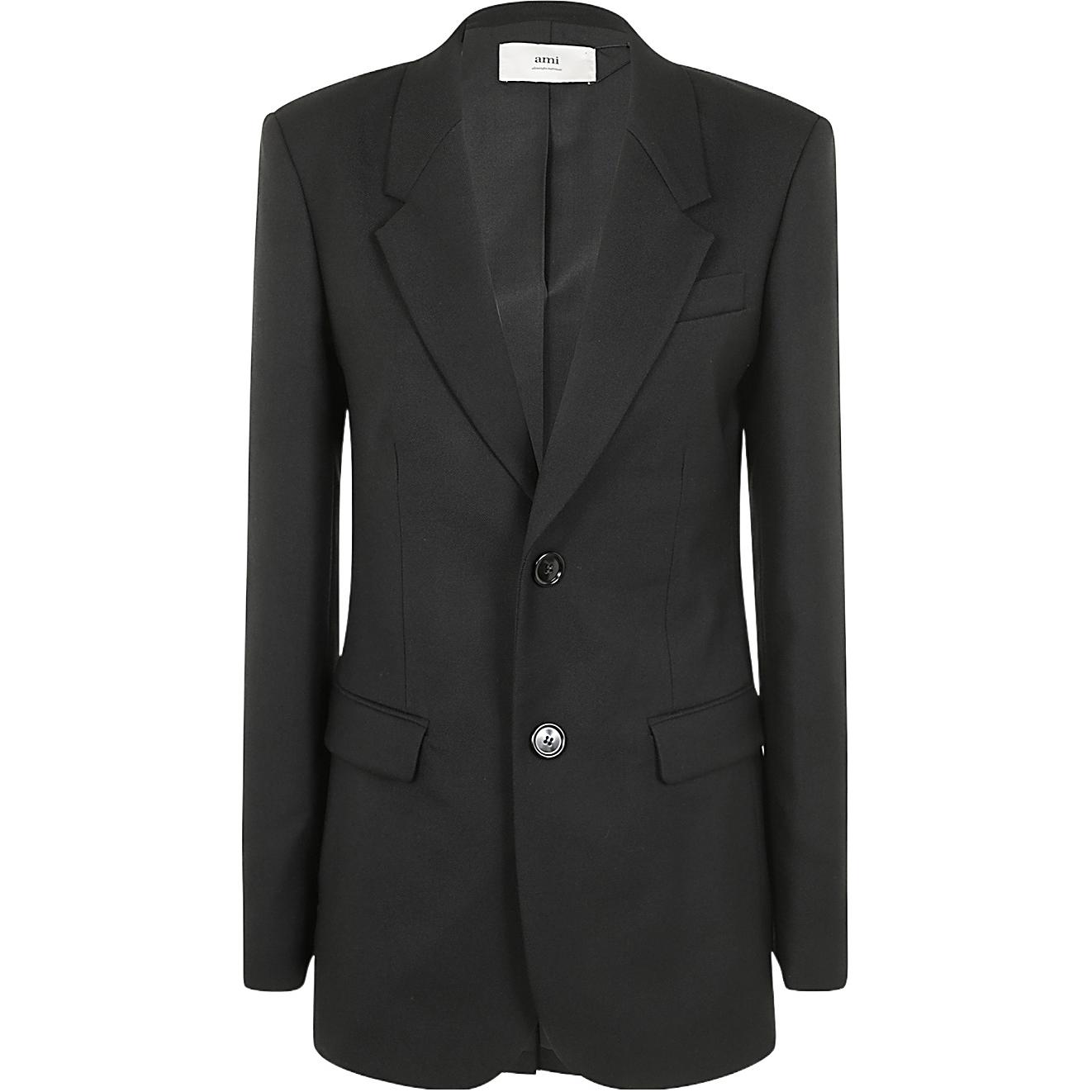 Ами Пари Однобортный Приталенный Блейзер AMIPARIS, Черный
Ами Пари Однобортный Приталенный Блейзер AMIPARIS, Черный