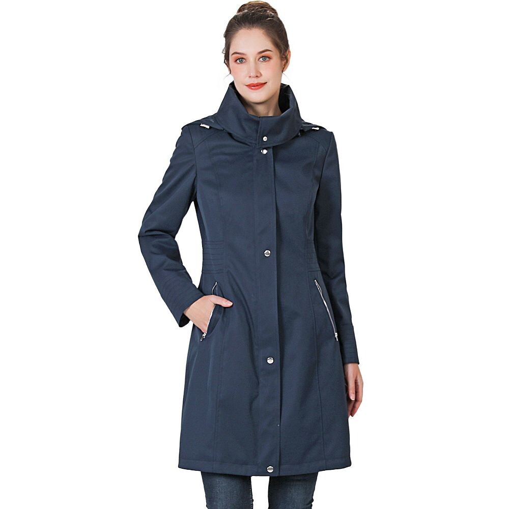 Женская водонепроницаемая куртка-анорак с капюшоном Bgsd Anais BGSD, темно-синий 
Женская водонепроницаемая куртка-анорак с капюшоном Bgsd Anais BGSD, темно-синий