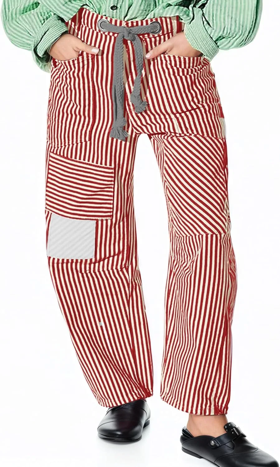 Джинсы для женщин Barrel с полосками, шнурком и аппликацией 1901 SOCIETY
Джинсы для женщин Barrel с полосками, шнурком и аппликацией 1901 SOCIETY