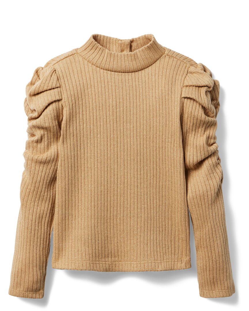 Топ с рукавами-фонариками Janie and Jack, коричневый
Топ с рукавами-фонариками Janie and Jack, коричневый