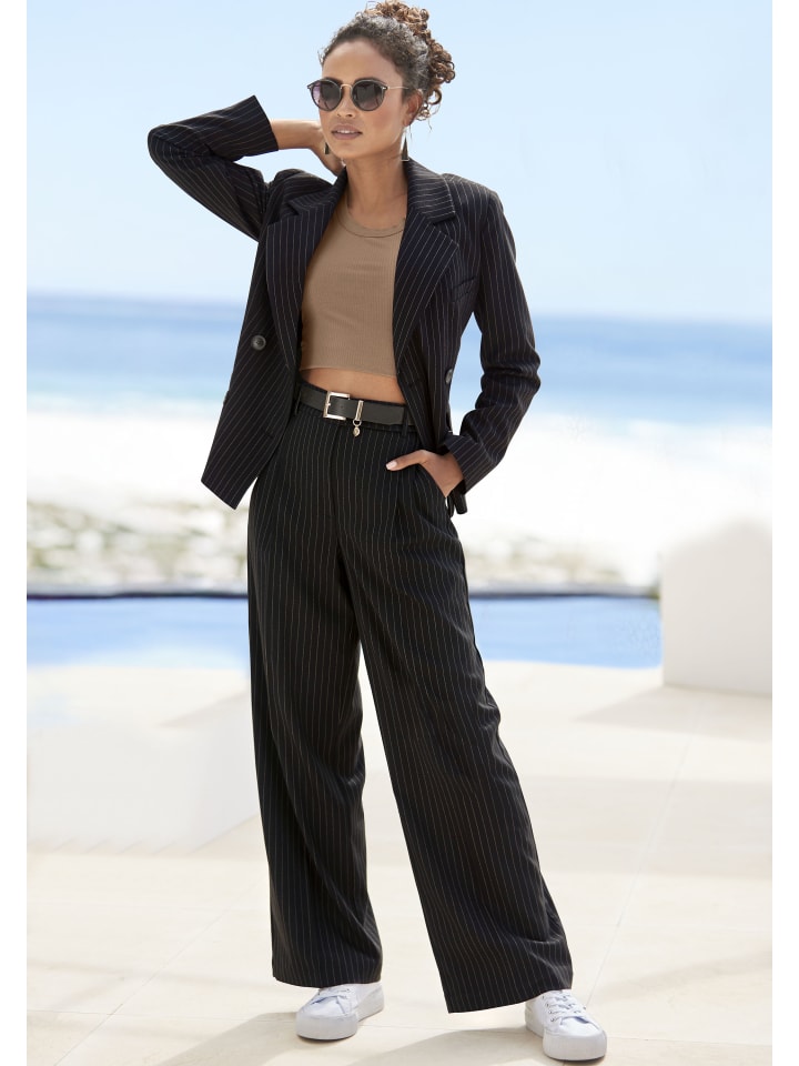 Блейзер LASCANA, цвет schwarz-braun gestreit
Блейзер LASCANA, цвет schwarz-braun gestreit