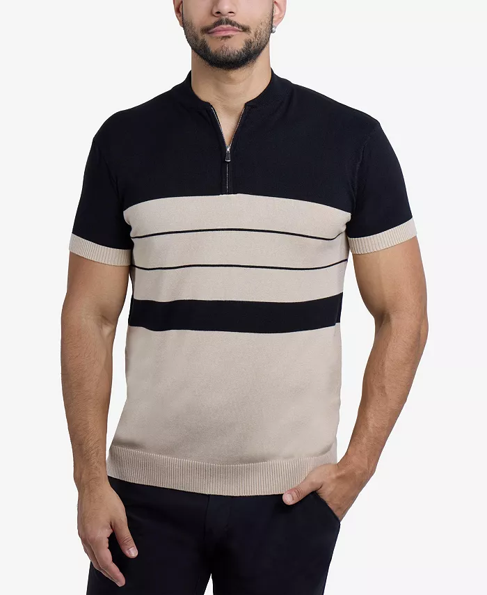 Мужская поло с коротким рукавом и воротником на молнии Spring + Mercer, черный
Мужская поло с коротким рукавом и воротником на молнии Spring + Mercer, черный