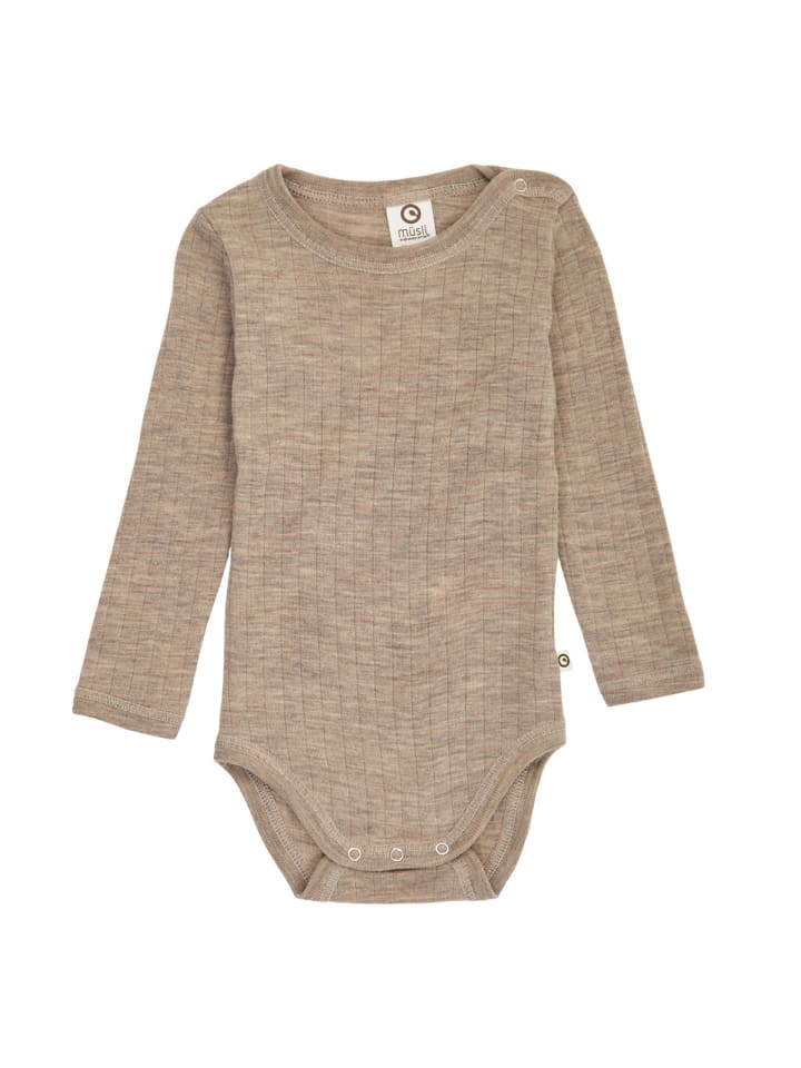Müsli Боди с длинными рукавами из мериносовой шерсти, бальзамического меланжа
Müsli Боди с длинными рукавами из мериносовой шерсти, бальзамического меланжа