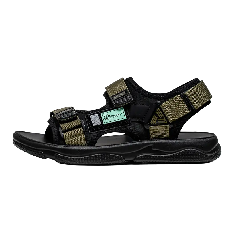 TAFN Пляжные сандалии мужские, черно-зеленые
TAFN Пляжные сандалии мужские, черно-зеленые