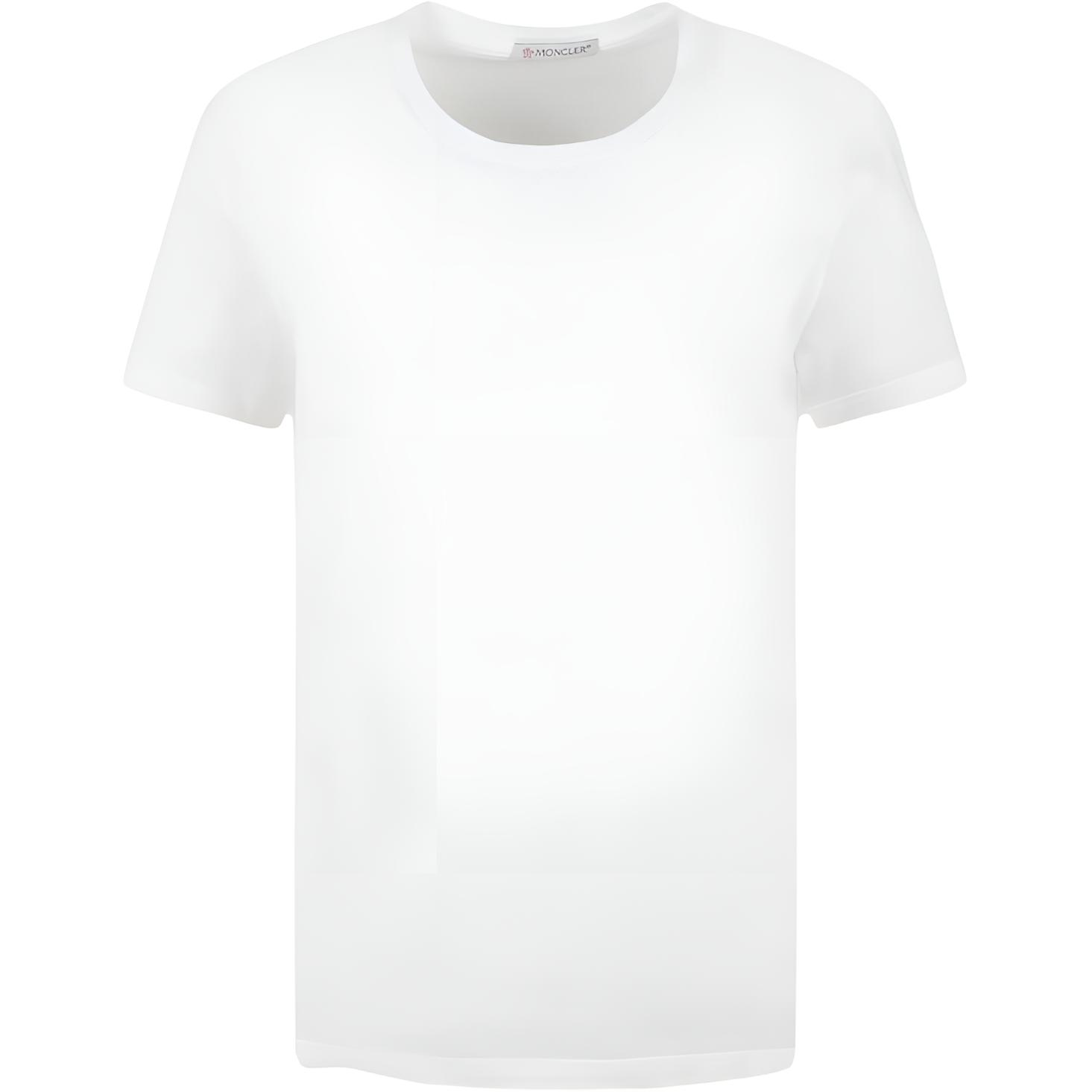 Футболка с логотипом на заплатке Moncler, белый
Футболка с логотипом на заплатке Moncler, белый