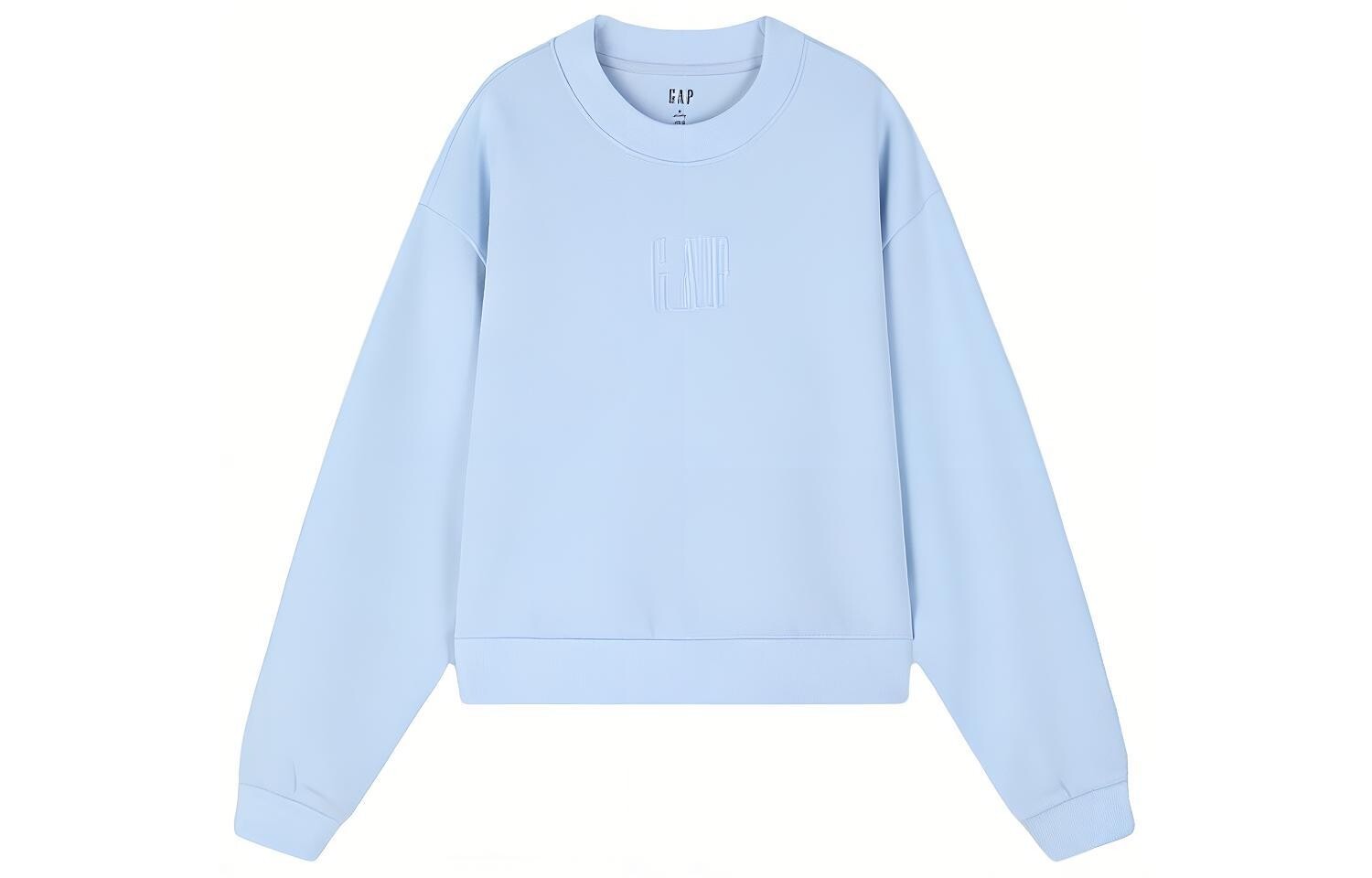 Свитшот женский небесно-голубой Gap 
Свитшот женский небесно-голубой Gap