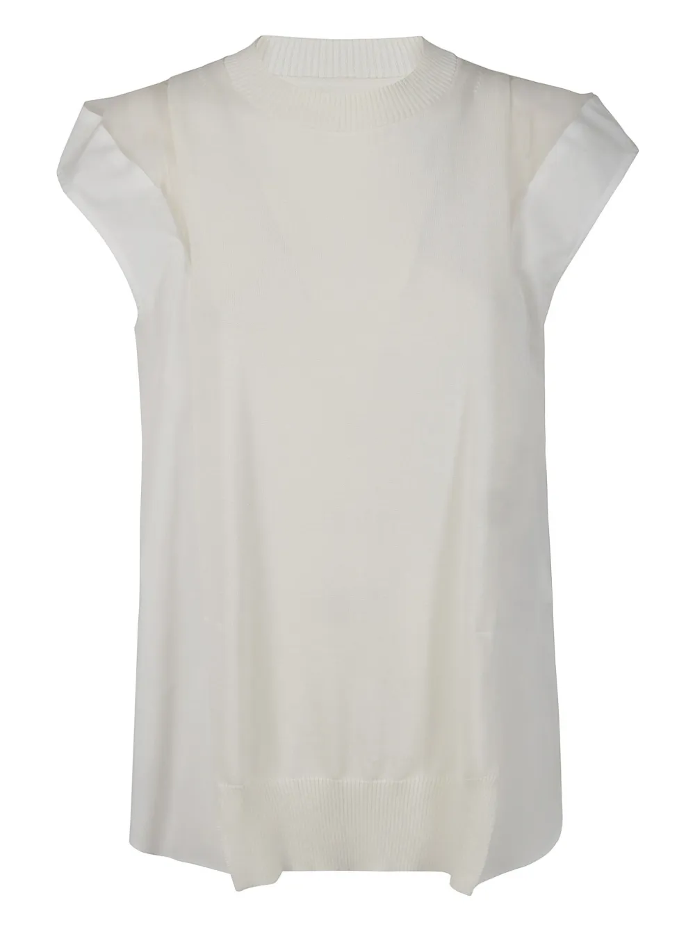 Топ без рукавов SACAI, белый 
Топ без рукавов SACAI, белый