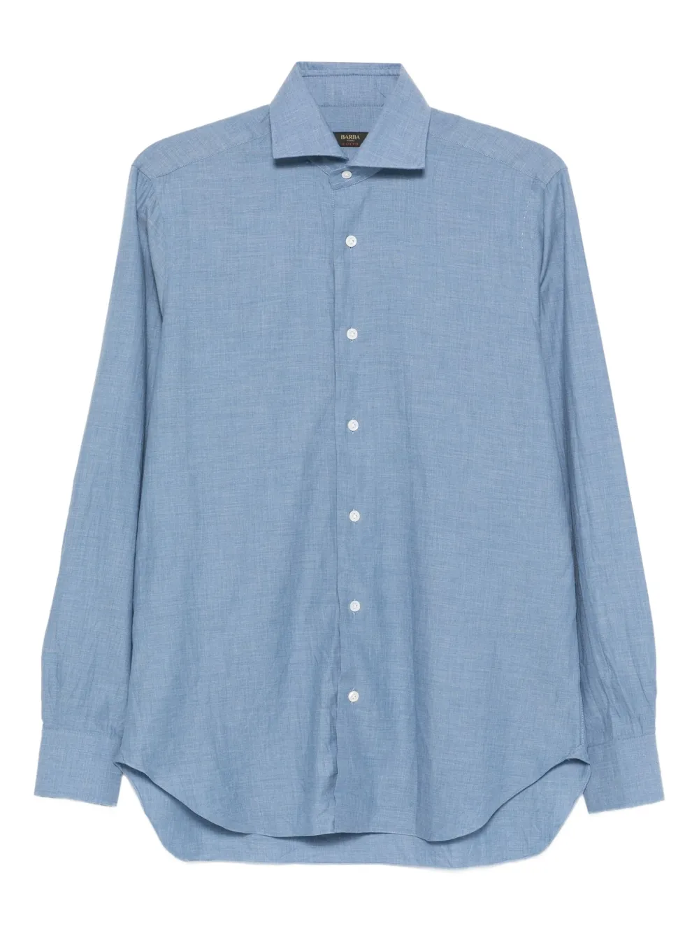 Хлопковая рубашка с длинными рукавами Barba, синий 
Хлопковая рубашка с длинными рукавами Barba, синий