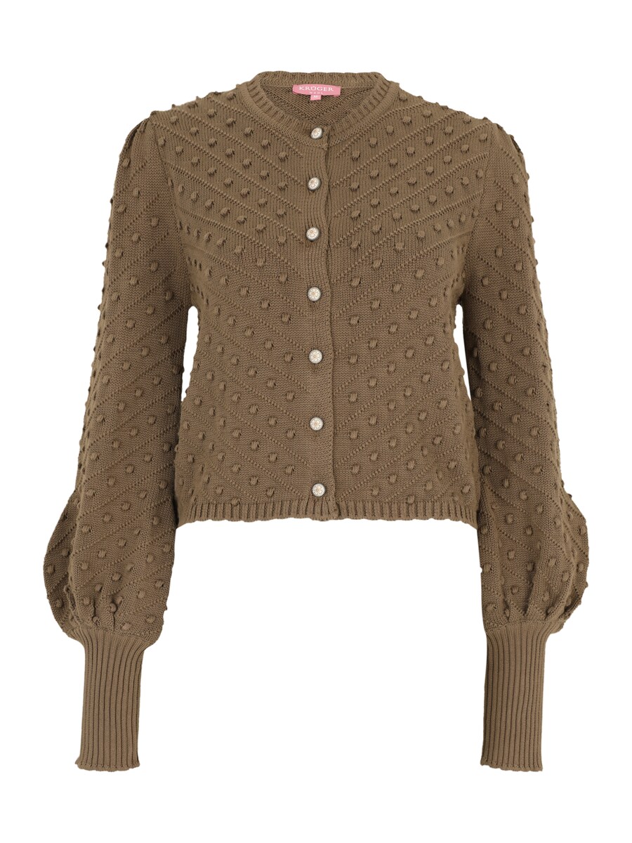 Вязаный кардиган Krüger Madl, оливковый
Вязаный кардиган Krüger Madl, оливковый