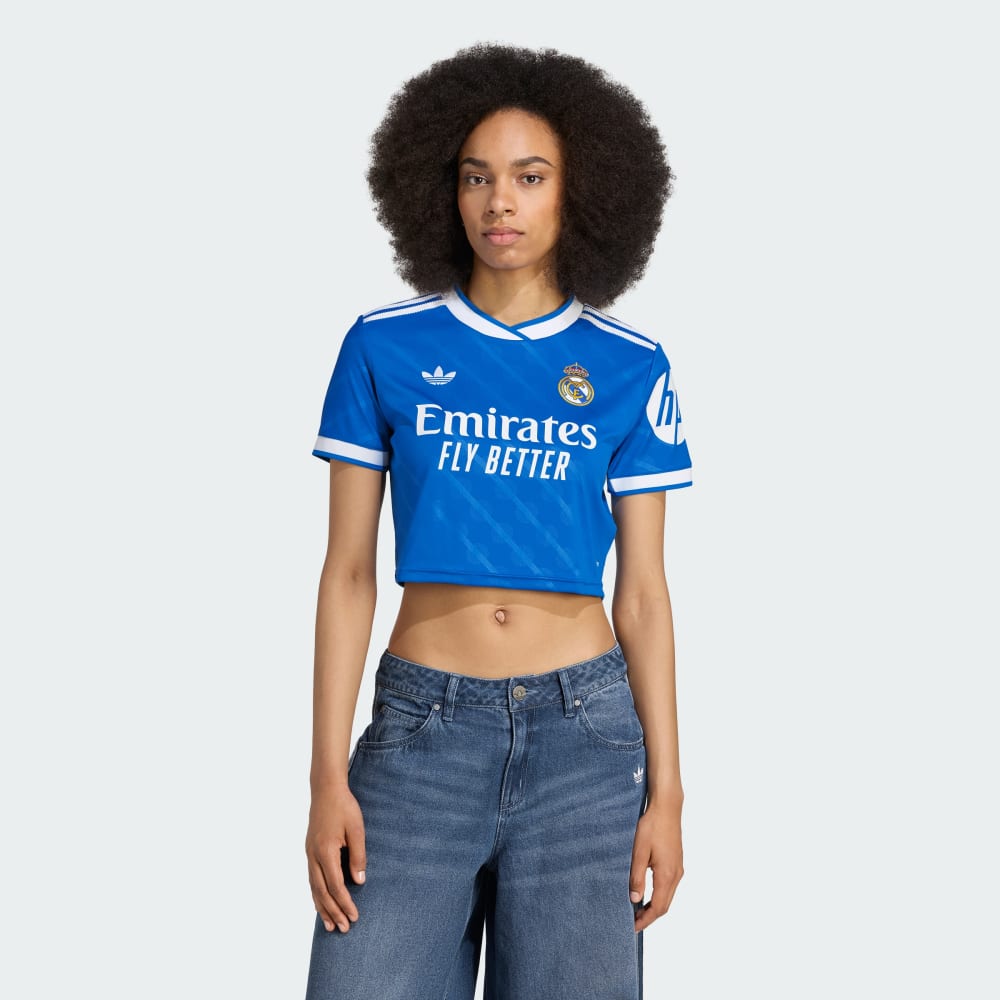 Джерси Adidas Real Madrid 25/26 Cropped Third Jersey, цвет Blue Bird 
Джерси Adidas Real Madrid 25/26 Cropped Third Jersey, цвет Blue Bird