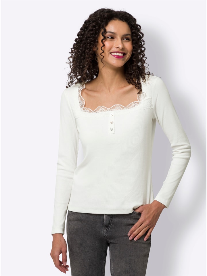 Рубашка с длинными рукавами цвета экрю Heine
Рубашка с длинными рукавами цвета экрю Heine