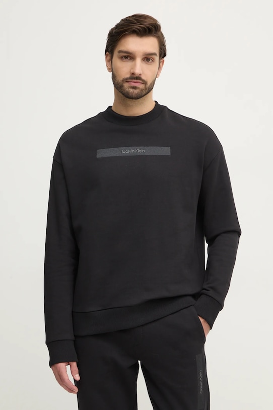 Хлопковая толстовка Calvin Klein, черный
Хлопковая толстовка Calvin Klein, черный