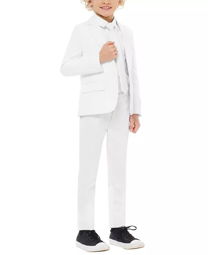 Мальчики Белый рыцарь однотонный костюм OppoSuits
Мальчики Белый рыцарь однотонный костюм OppoSuits