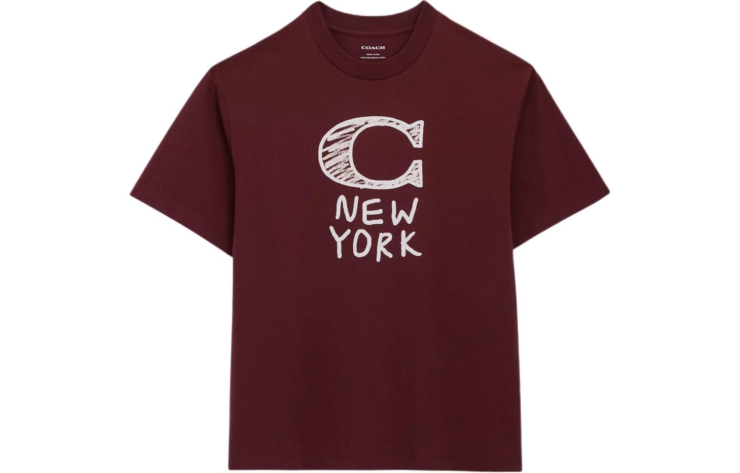 Футболка мужская бордовая Coach, цвет Burgundy
Футболка мужская бордовая Coach, цвет Burgundy