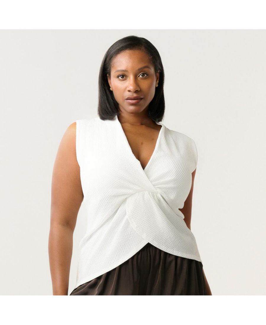 Женская блузка Hadley Twist Front Top ESTELLE, White
Женская блузка Hadley Twist Front Top ESTELLE, White