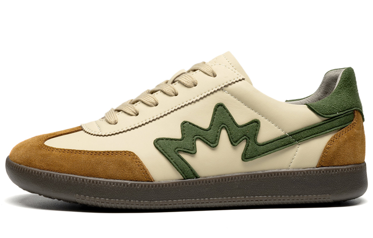 LEAVELAND Унисекс скейтерские кеды экрю-коричнево-зеленые, цвет Ecru/Brown/Green
LEAVELAND Унисекс скейтерские кеды экрю-коричнево-зеленые, цвет Ecru/Brown/Green