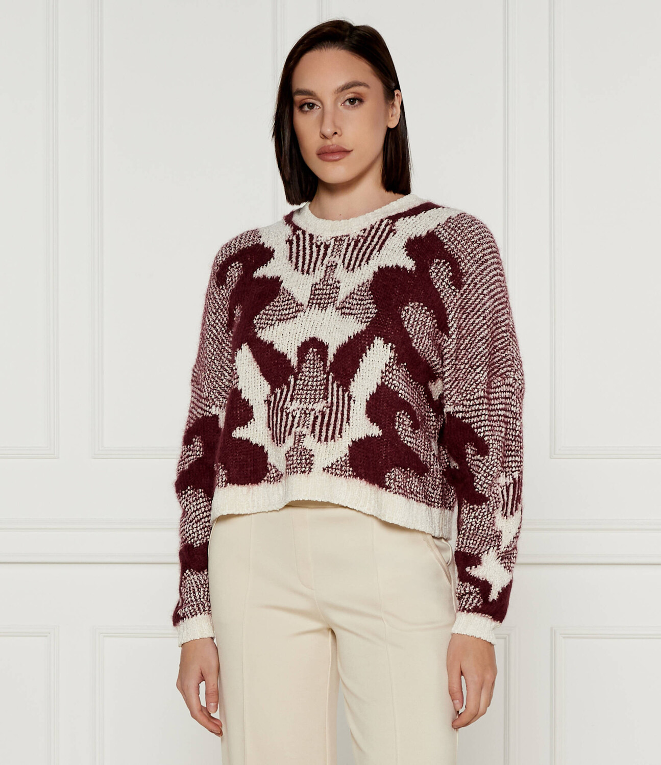 Свитер Ba&sh RORA Cropped Fit, бордо
Свитер Ba&sh RORA Cropped Fit, бордо