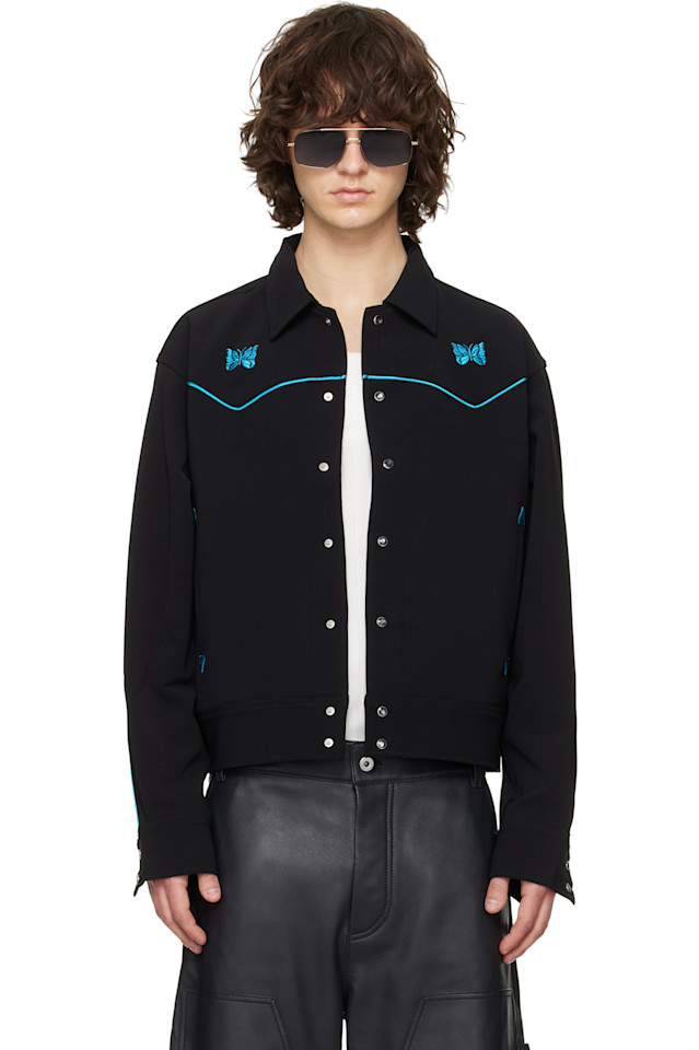 Ковбойская куртка с кантом Needles, черный
Ковбойская куртка с кантом Needles, черный