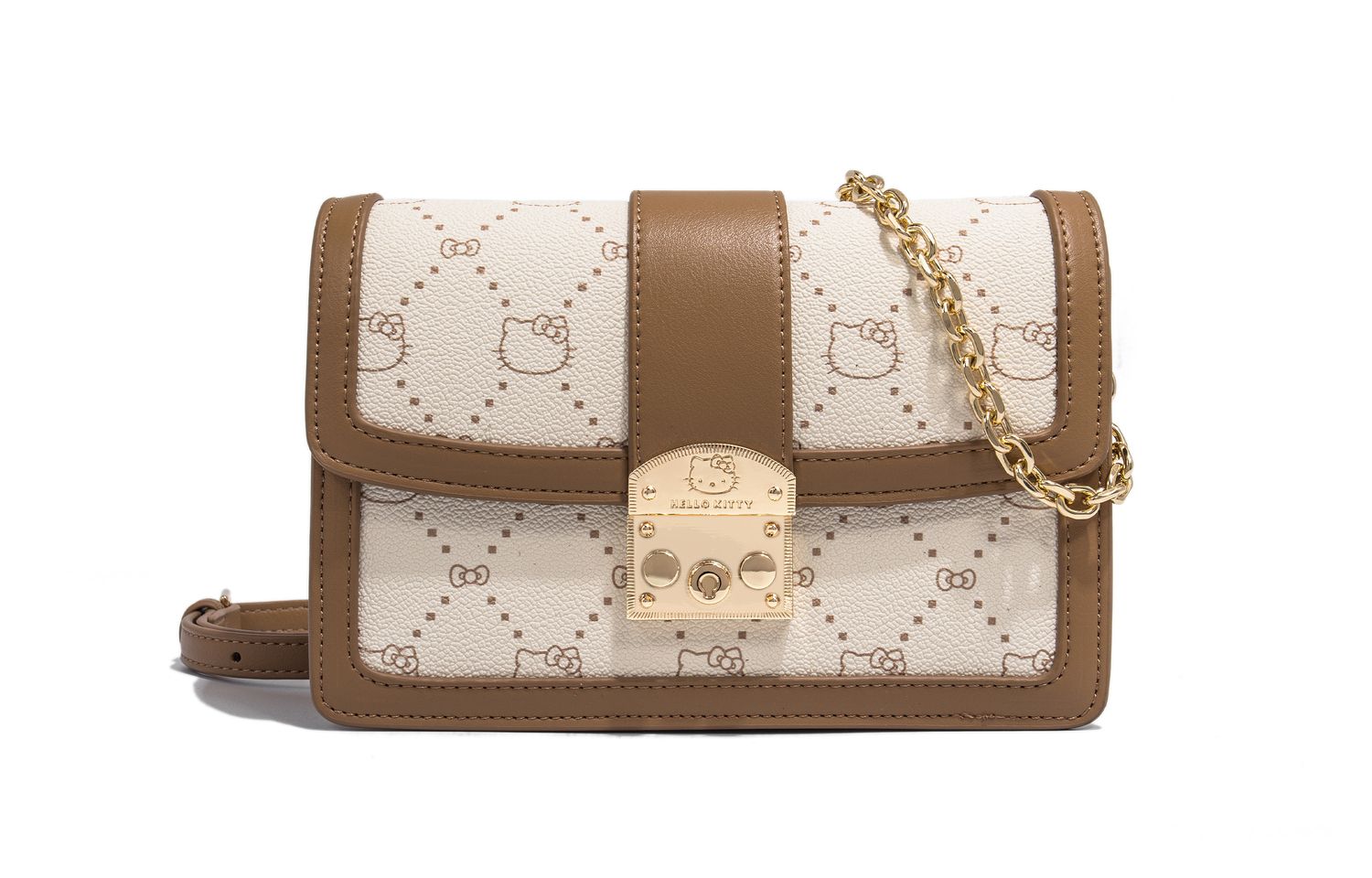 Sanrio Сумка через плечо Hello Kitty из полиуретана женская разноцветная, Ecru
Sanrio Сумка через плечо Hello Kitty из полиуретана женская разноцветная, Ecru