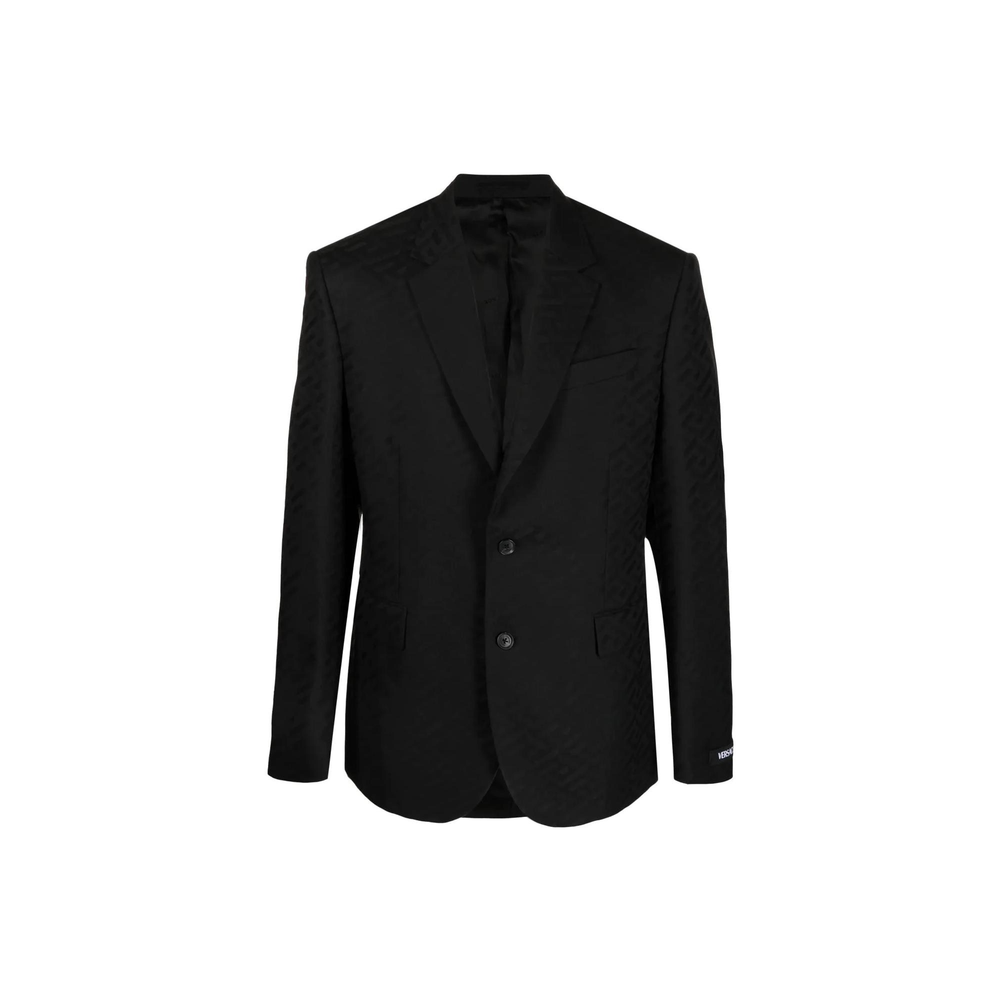 Le Greca Однобортный Длинный Рукав Блейзер VERSACE, Черный
Le Greca Однобортный Длинный Рукав Блейзер VERSACE, Черный