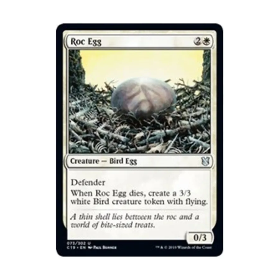 CCG Рок Яйцо (U), MTG - Commander 2019
CCG Рок Яйцо (U), MTG - Commander 2019