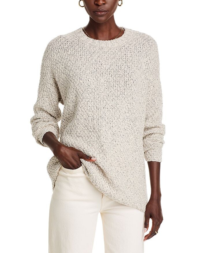 Хлопковый свитер-туника с круглым вырезом Eileen Fisher, слоновая кость/кремовый
Хлопковый свитер-туника с круглым вырезом Eileen Fisher, слоновая кость/кремовый