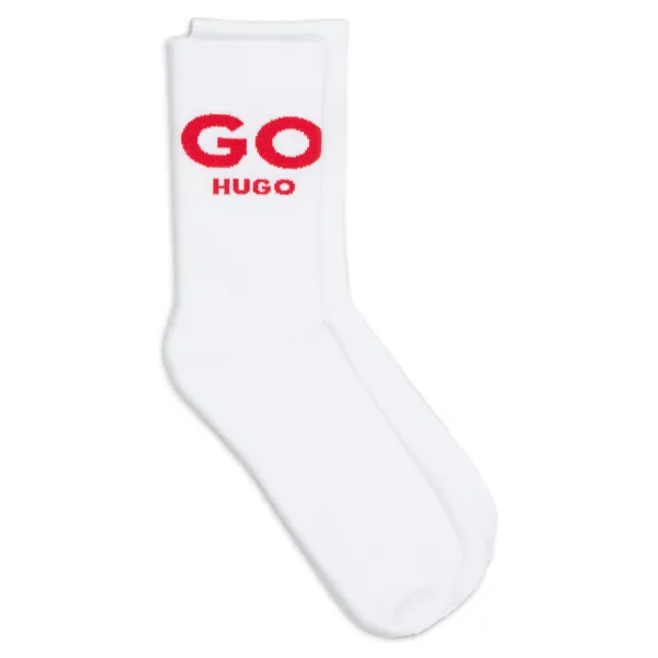 Носки qs в рубчик с надписью cc Hugo, белый
Носки qs в рубчик с надписью cc Hugo, белый