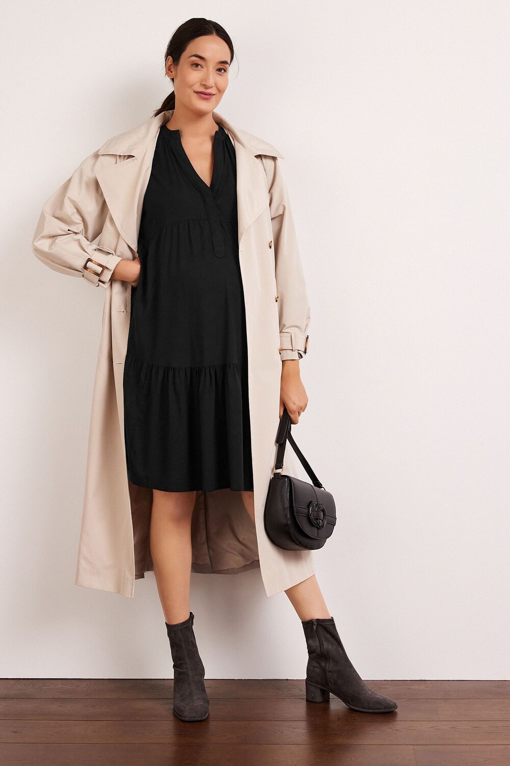 Многослойное платье для беременных Next, черный
Многослойное платье для беременных Next, черный