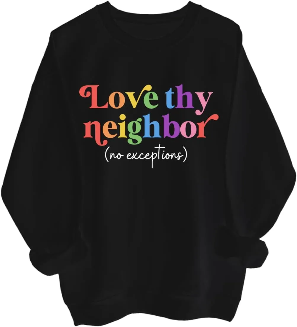 Графический худи Love Thy Neighbor
Графический худи Love Thy Neighbor