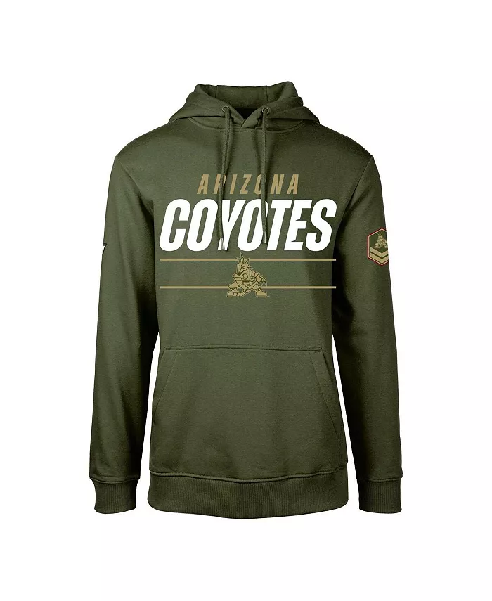 Мужская оливковая толстовка с капюшоном Arizona Coyotes Delta Podium Fleece LevelWear
Мужская оливковая толстовка с капюшоном Arizona Coyotes Delta Podium Fleece LevelWear