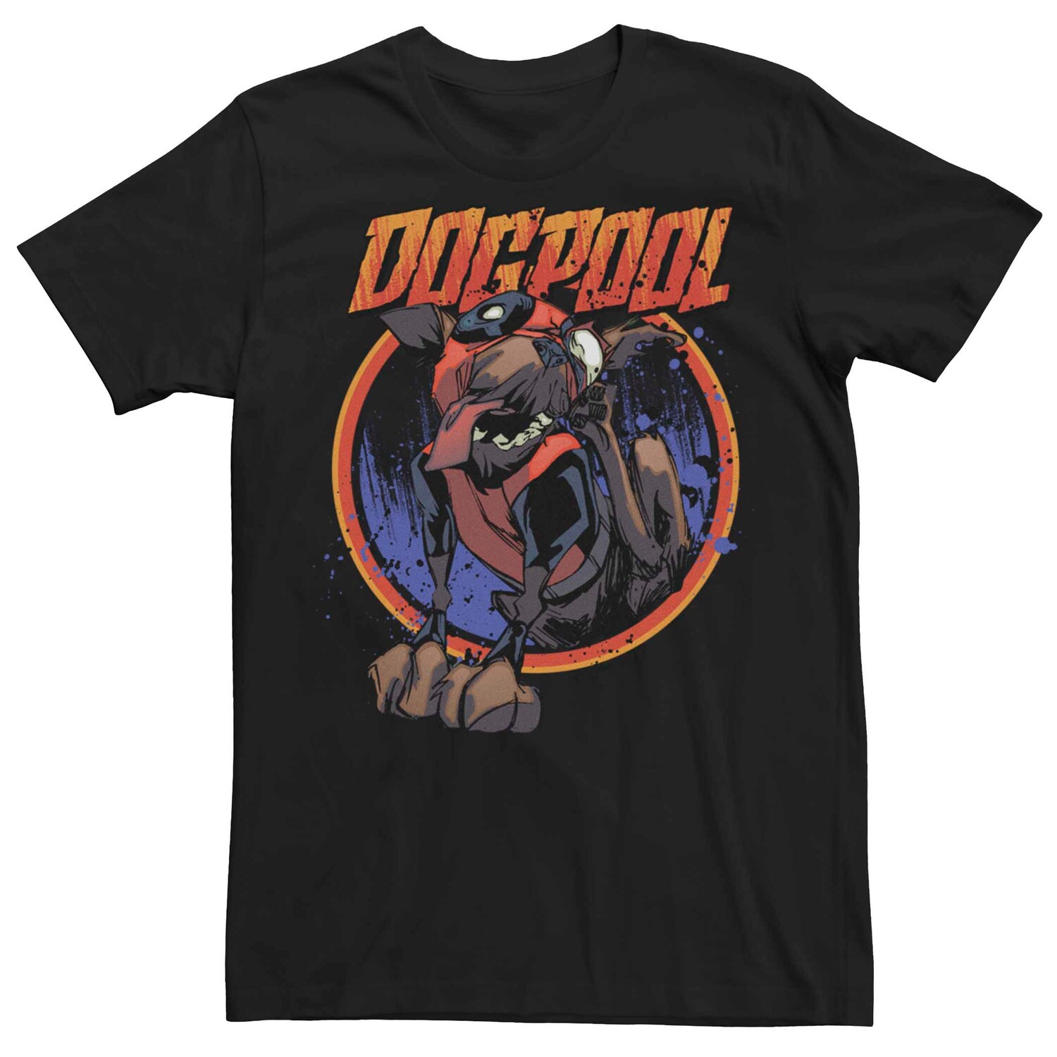 Мужская футболка с брызгами комиксов Marvel Deadpool Dogpool Licensed Character
Мужская футболка с брызгами комиксов Marvel Deadpool Dogpool Licensed Character