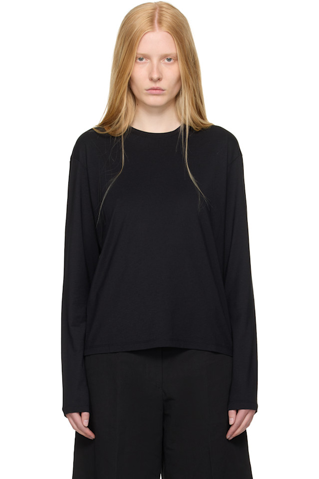 Классическая футболка с длинным рукавом Toteme, черный
Классическая футболка с длинным рукавом Toteme, черный