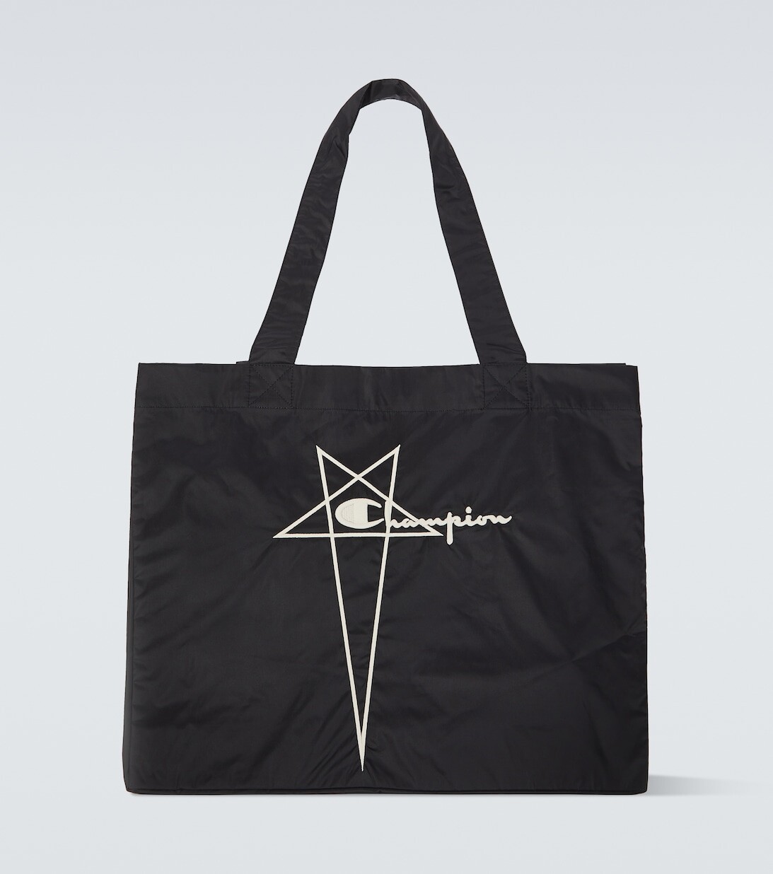 Нейлоновая сумка-тоут Rick Owens, черный
Нейлоновая сумка-тоут Rick Owens, черный